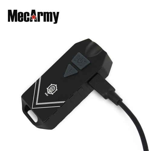 맥아미(MecArmy) 550루멘 디펜스겸용 충전식 라이트 SGN7_블랙